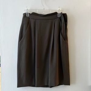 Giorgio Armani vintage work skirt in olive green